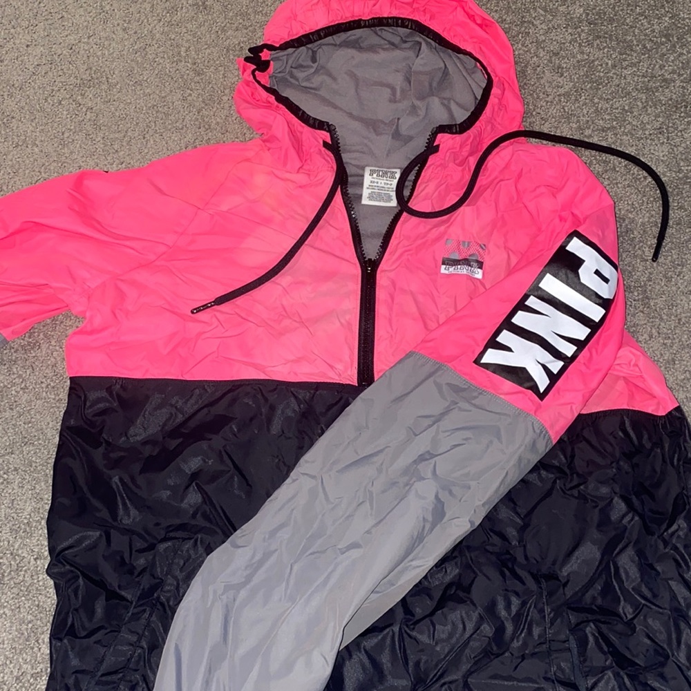 Pink windbreaker size XS-S